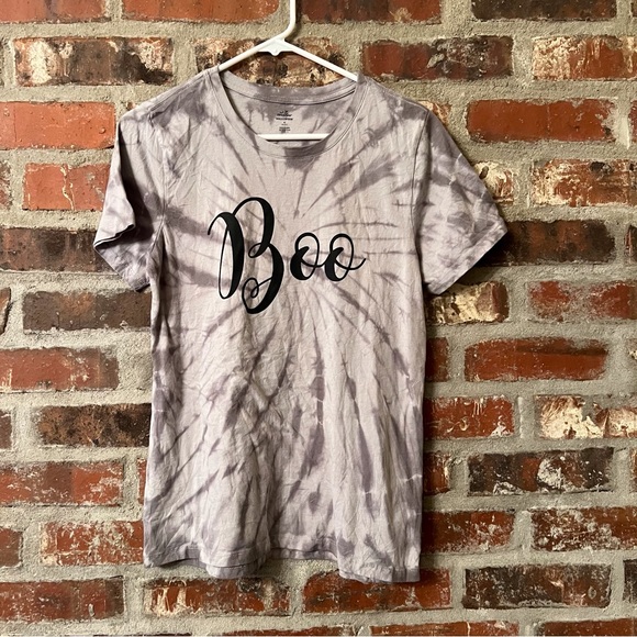 way to celebrate Tops - Way to Celebrate "Boo" Tie Dye Tee